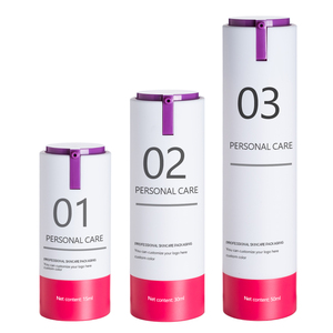 2025 thiết kế mới PP Như 50ml kép màu đen nhựa có thể thay thế không có không khí bơm chai mỹ phẩm 30 ml Twist Mặt Kem Huyết thanh chai - Product Image 4