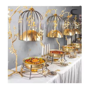 Chaffing <b>Dish</b> Buffet Server Made of Metal Stainless Steel Food Serving <b>Dishes</b> for Hotel Restaurant Supplies in Affordable Price - Product Image 1
