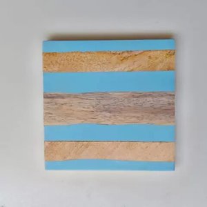 แผ่นรองโต๊ะไม้รูปหัวใจทรงสี่เหลี่ยมชุดซับลิเมชันใช้ในห้องครัวในบ้านทันสมัย - Product Image 2