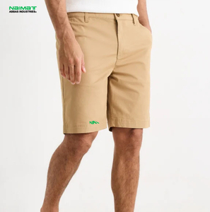 กางเกงว่ายน้ำชายหาดของผู้ชายกางเกงขาสั้นผ้าโพลีเอสเตอร์ถักสีดำแห้งเร็วพิมพ์ลายสีพื้น - Product Image 1