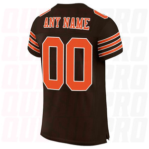 Maillot de football américain en tissu pour homme, personnalisé, style vintage, chemise de rugby, vêtements de sport décontractés, vêtements d'entraînement, activités d'équipe de football - Product Image 3