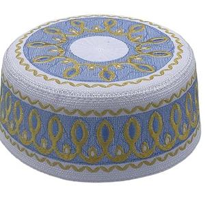 Namaz priant chapeau quotidien casquettes Topi respirant rond fantaisie élégant islamique OEM vente en gros à bas prix à la mode imprimé casquettes de prière - Product Image 1