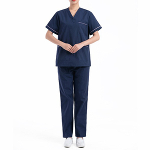 Unisex <b>Plus</b> <b>Size</b> Nursing <b>Scrubs</b> Suit High Quality Hospital Medical Use OEM Women's Nursing <b>Scrubs</b> Set Best Design Made Spandex - Product Image 4