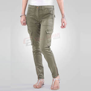 Pantalones vaqueros para mujer Último diseño Moda casual Señoras Pantalones vaqueros transpirables de secado rápido para mujer - Product Image 5