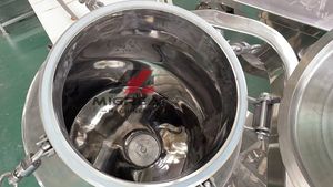 เครื่องผสมผงอาหารแห้งแบบดรัม 3 มิติ จากโรงงานโดยตรง เครื่องผสมน้ำตาลใบชา เครื่องปั่นปรุงรสอัตโนมัติ - Product Image 6