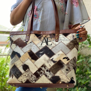 กระเป๋าสะพายไหล่สำหรับผู้หญิงกระเป๋าสะพายไหล่งานเย็บปะคุณภาพสูงทำจากหนังแท้มีสไตล์ใหม่ - Product Image 3