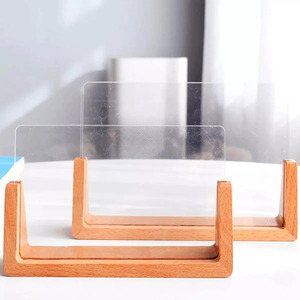 Base de cadre photo pour décoration de table - Bois clair - Couleurs assorties - Product Image 6