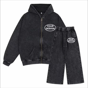 Conjunto de Sudadera con Capucha y Pantalones de Invierno para Hombre Rehex Impex, 100% Algodón, Estilo Retro Urbano con Logotipo Personalizado. - Product Image 2