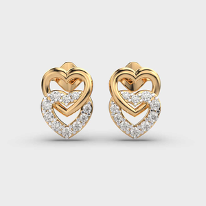 Pendientes de diamantes de moissanita de plata 925 de lujo modernos Diseño DE BODA estilizado para mujeres románticas modernas - Product Image 3