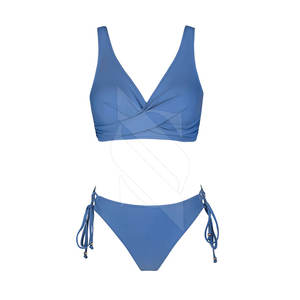 Maillots de bain fitness deux pièces personnalisés pour femmes avec nouveau logo de marque privée ensembles de bikini à sublimation vêtements de plage en gros - Product Image 1