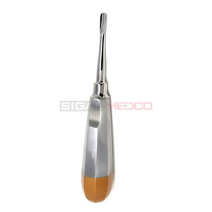 Dental Luxating Elevator Straight 5mm Gold <b>Handle</b> Stainless Steel Tool Tooth Extraction Dental Procedures Medic Instruments - Product Image 5
