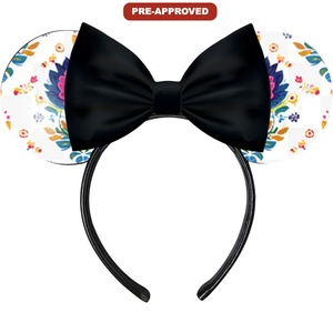 Custom Factory Order Headband with Pre-Approval Fairytale Design Made-to-Order Concept <b>Mouse</b> Ears Hair Accessory - Product Image 1