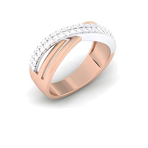 Anillo de oro macizo de 14k y 18k con diamantes naturales auténticos para mujer, certificado por IGI - Product Image 6