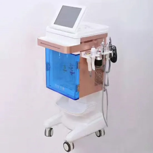 1 an de garantie Appareil ménager Microdermabrasion électrique Machine de nettoyage du visage Hydro Jet Peeling Pulvérisation d'oxygène Contrôle LCD - Product Image 3