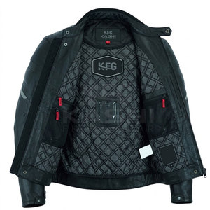 Premium Genuine Soft Leather <b>Biker</b> <b>Jacket</b> for Men Breathable Comfortable Fit with Safety Features Perfect for Travel All Seasons - Product Image 5