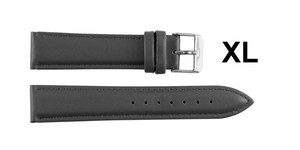 Bracelet de montre intelligent unisexe 670XL en cuir de luxe marron foncé avec boucle en acier inoxydable, bracelet de montre souple et réglable - Product Image 5