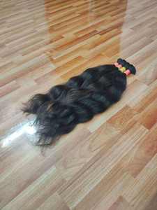 Factory Price Raw South Indian <b>Body</b> <b>Wave</b> Bulk Human Hair for Wholesale Business Available At Reasonable Price - Product Image 2