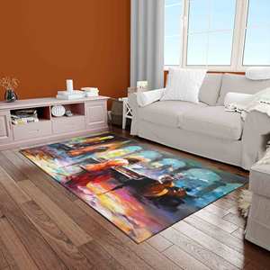 Tapis de piano pour musicien : Danse romantique de couple, Décoration d'accentuation pour bureau, Tapis fin non tissé - Product Image 2