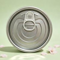 300 #   Revêtement en or pour boîtes en fer blanc avec anneau chromé et pâte d'aluminium