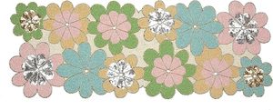 Christmas Decorative and Leaves Design Beaded <b>Runner</b> Placemat <b>Dining</b> <b>Table</b> Fancy Mat Handmade Decorative <b>Runners</b> for Wedding - Product Image 5