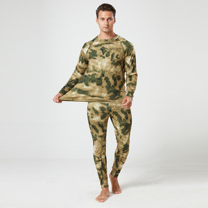 Sports d'hiver pour femmes sans couture longs Johns séchage rapide respirant ensemble de sous-vêtements thermiques conception imprimée douce et antistatique - Product Image 4