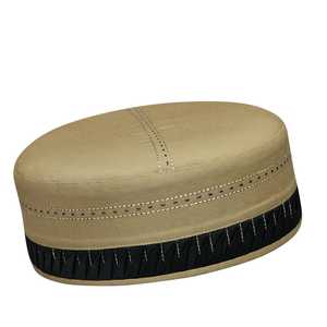 Gorro Kufi Premium Aashun para Hombre, Diseño Islámico Personalizado, Mezcla de Algodón y Poliéster, Calidad de Exportación al por Mayor - Product Image 2