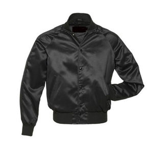 Chaqueta blanca para hombre y mujer, chaqueta universitaria y Universitaria de satén marrón oscuro, chaqueta de béisbol Bomber, chaqueta Haus Industries - Product Image 1