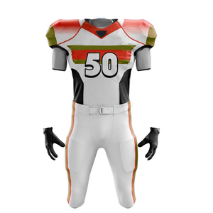 Nombre y número del equipo 100% Camiseta de fútbol americano sublimada Estilo único Los hombres usan camisetas de fútbol americano de moda - Product Image 5