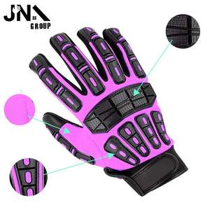 Guantes de Trabajo Resistentes, Guantes Aislantes de Alta Resistencia Mecánica, Guantes Resistentes a Cortes, Guantes de Seguridad con Protección contra Impactos TPR - Product Image 6