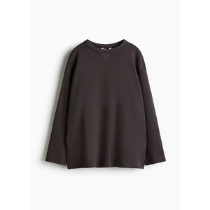 Sweat-shirts à col rond en molleton de coton mélangé avec logo personnalisé en gros pour survêtements pour femmes, sweat-shirt à épaules tombantes, pull à capuche OEM - Product Image 1