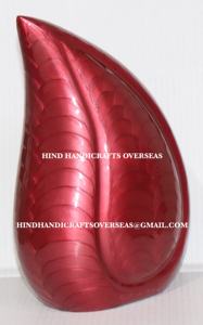 Urnas antiguas de cremación de aluminio Urnas funerarias de alta calidad con acabado brillante pintado Diseñado fabricado por adultos HHO - Product Image 6