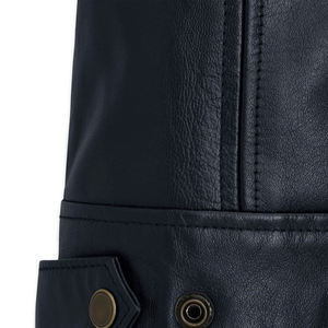 Chaqueta de Invierno Personalizada al por Mayor para Hombre, Chaqueta de Cuero de Alta Calidad Resistente al Viento con Bordado Personalizado a Bajo Precio - Product Image 6