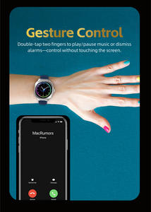 นาฬิกาอัจฉริยะรุ่นใหม่ Z19 2 in 1 พร้อมหูฟังในตัว หน้าจอ HD ตัวเรือนโลหะ รองรับการโทรผ่านบลูทูธ หูฟัง TWS  ติดตามการออกกำลังกายและฟิตเนส - Product Image 6