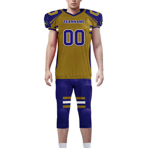 Uniforme de fútbol americano superventas, conjunto de entrenamiento con el logotipo de la camiseta del club, personalizado para jóvenes y adultos, uniformes de fútbol americano - Product Image 5