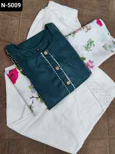 Lo último en ropa de mujer, traje Salwar Kameez listo para usar y crepé con Dupatta con estampado digital para vestido informal y de fiesta - Product Image 3