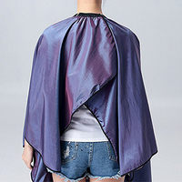 Cape de barbier personnalisée, cape de coiffure pour salon, tissu en nylon/polyester résistant à l'eau, taille et couleur personnalisables