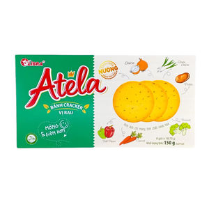 Merveilleux craquelins croustillants aux légumes 150G Boîte de sachets au goût sucré salé - Product Image 1