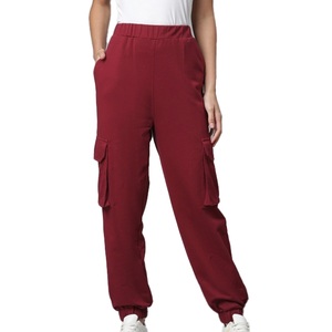 Jogging d'été pour femmes en coton de haute qualité, conception personnalisée OEM, plusieurs poches, pantalon confortable en tissu Oxford, provenant d'un fournisseur BD - Product Image 1