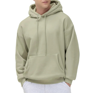 OEM Logo personnalisé unisexe broderie coton polaire imprimé hommes pull-over plaine polaire sweat à capuche - Product Image 1