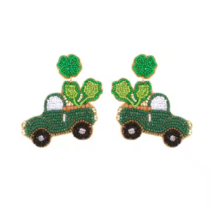 Hermosos Aretes Colgantes Navideños en Forma de Corona para Mujer, Acero Inoxidable con Circonita, con Diseño de Estrella y Árbol, Directamente de la India - Product Image 2