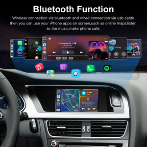 Kit Retrofit Antarmuka Autoabc Wireless CarPlay Android Auto untuk Audi A4 A5 Q5 2010-2016 Sistem MMI 3G AirPlay Kamera OEM - Product Image 2