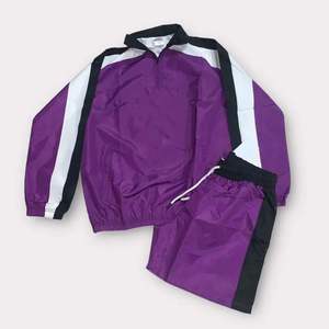 Best Quality Men Wholesale Windbreaker Nylon <b>Tracksuit</b> 2 Piece Set Custom Logo Nylon Blank windbreaker set - Product Image 6