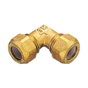 Gomito in Ottone Doppio Bicono 12 Pesanti - Product Image 1