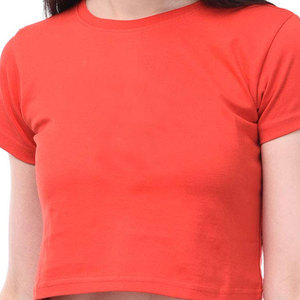 เสื้อครอปสตรีวัสดุใหม่ล่าสุดมีอัตราการขายส่งโลโก้/สีป้องกันริ้วรอย - Product Image 4