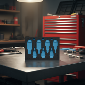 แผ่นโฟมนุ่ม 2 ส่วนประกอบ Hazet สำหรับจัดเก็บเครื่องมือ ใช้ได้กับรุ่น 1557/1 - Product Image 3