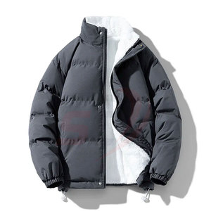 OEM Wholesale Light <b>Weight</b> Custom Logo Mens Winter Waterproof Hooded Padded Bubble Puffer Jacket - Product Image 4