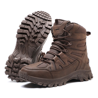 Bottes de randonnée pour hommes de haute qualité, mi-hautes, en caoutchouc, à lacets, en mesh, antidérapantes, tactiques