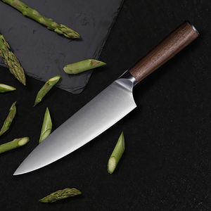มีดทำครัวสแตนเลสคมมีดเชฟ8นิ้วสำหรับเชฟด้ามไม้สินค้ามาใหม่2025 - Product Image 6