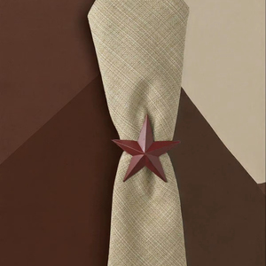 แหวนรองผ้าเช็ดปากเหล็กสไตล์วินเทจ เหมาะสำหรับห้องครัวสไตล์ฟาร์มเฮาส์ งานแต่งงานแบบเรียบง่าย จัดโต๊ะอาหาร - Product Image 1