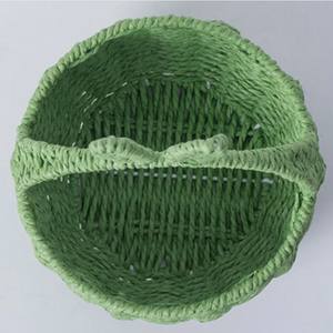 Cesta de Pascua con Forma de Animal Tejida con Cuerda de Papel de Alta Calidad, Asa para la Caza de Huevos, Cesta de Regalo para Niños, Año Nuevo Chino - Product Image 2